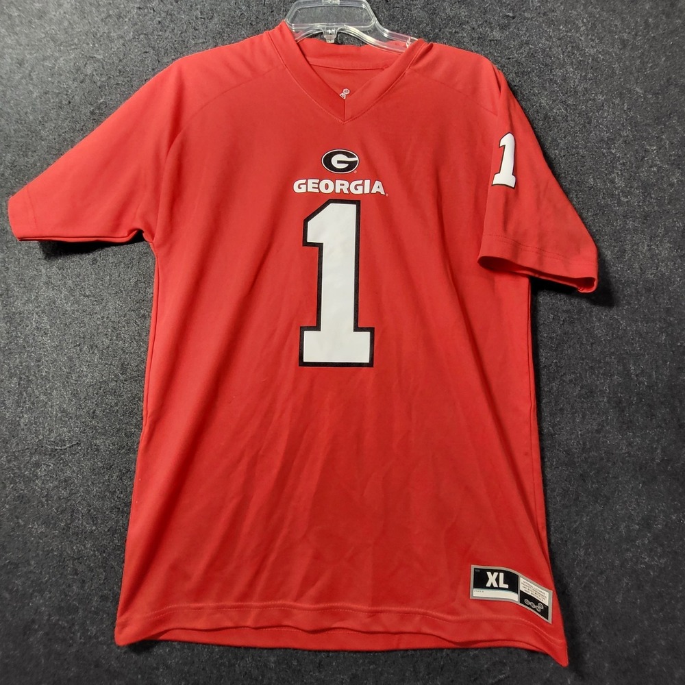 Georgia Bulldogs Gen 2 Youth Jersey XL 18/20 Red #1